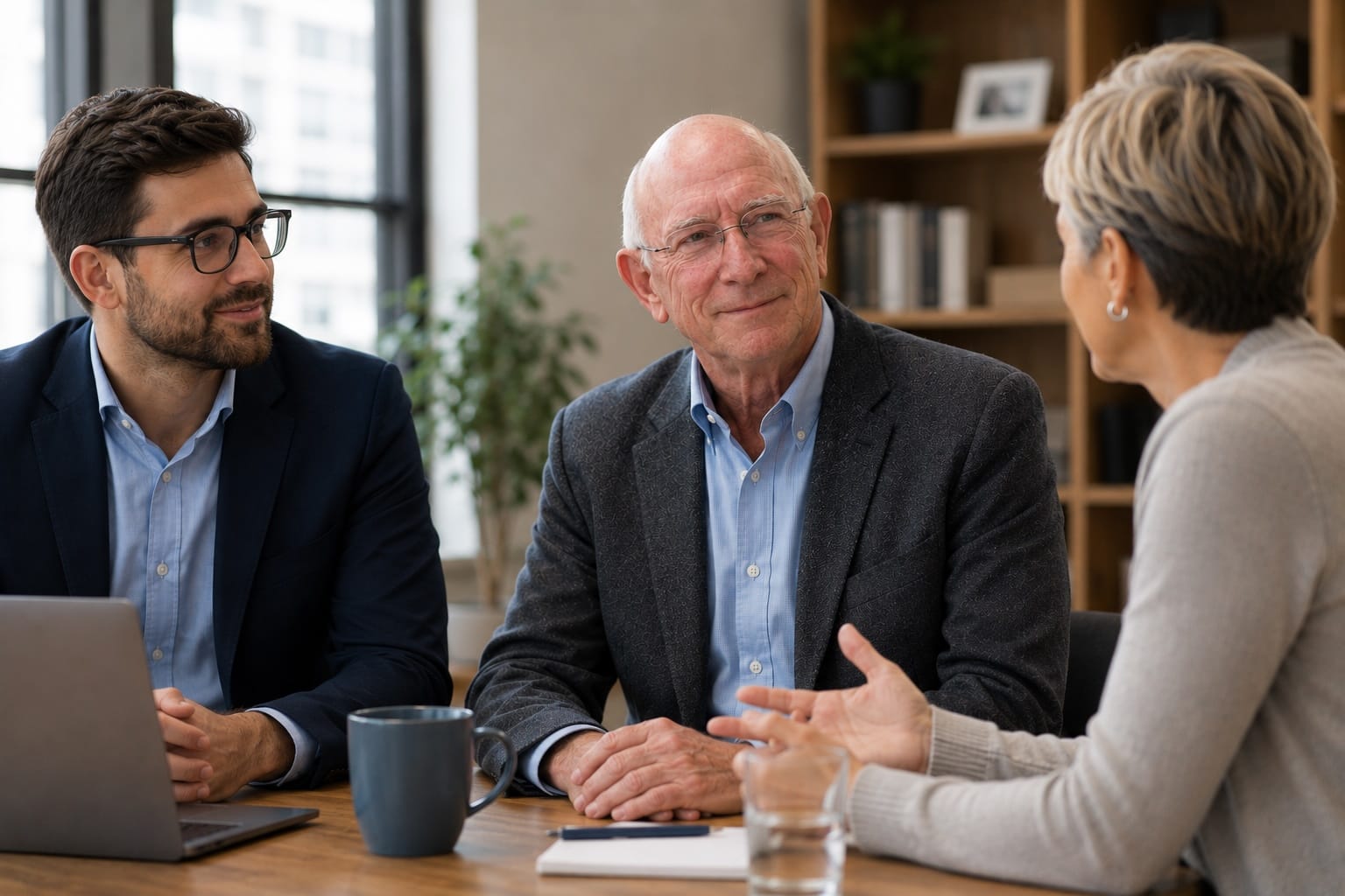 Mark with Colleagues